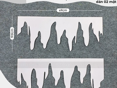 Set 2 - 4 miếng Tuyết tan mút Bitis dày 2ly [2 size] TUYETTAN-02